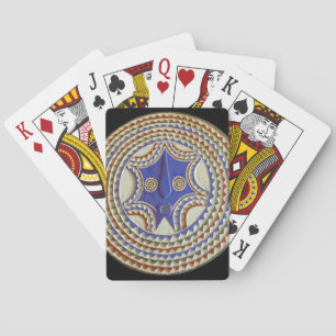 Afrikanische Stammesmaske Spielkarten