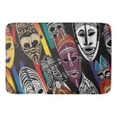 Afrikanische Stammesmassen farbenfrohe Badematte (Vorderseite)
