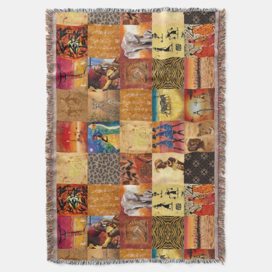 Afrikanische Stammesmuster-Wohngestaltung Decke (Vorderseite Vertikal)