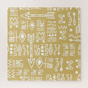 Afrikanische Stammesstreifen: Bohemisch ägyptisch  Puzzle
