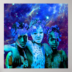 Afrikanische Star Brothers Poster