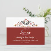 afrikanische Stile Einladung (Stehend Vorderseite)