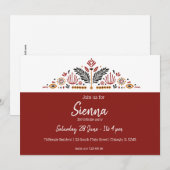 afrikanische Stile Einladung (Vorne/Hinten)