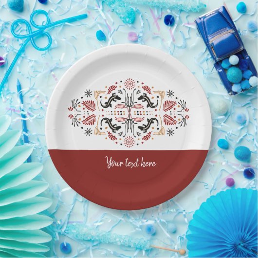 afrikanische Stile Pappteller (Party)