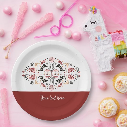 afrikanische Stile Pappteller (Party)