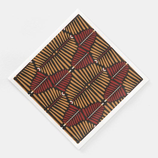 afrikanische Stile Serviette (Ecke)