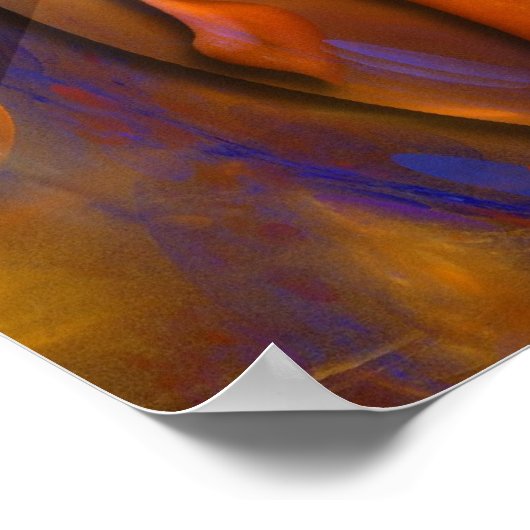 afrikanische Stimmung Poster (Ecke)