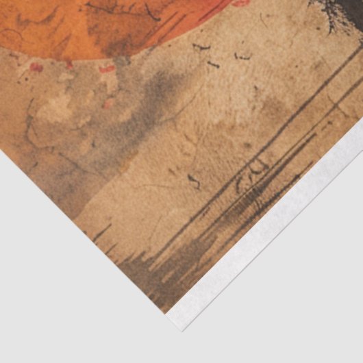 Afrikanische Sunset Giraffe's Decoupage Seidenpapier (Ausschnitt)