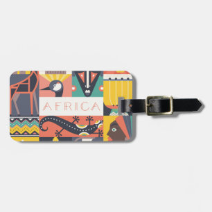 Afrikanische Symbolische Kunstsammlung Gepäckanhänger