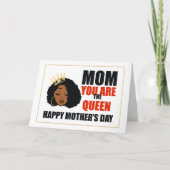 Afrikanische Tageskarte der Mutter Karte (Vorderseite)