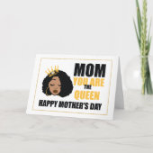 Afrikanische Tageskarte der Mutter Karte (Vorderseite)