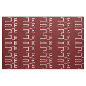 Afrikanische Tänzer mit Rot und Weiß Stoff (Fat Quarter (45,7 x 55,9 cm))