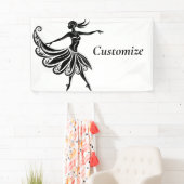Afrikanische Tänzerin Silhouette Art Thunder_Thund Banner (Insitu)