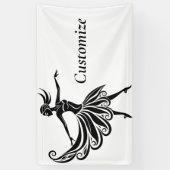 Afrikanische Tänzerin Silhouette Art Thunder_Thund Banner (Vertikal)