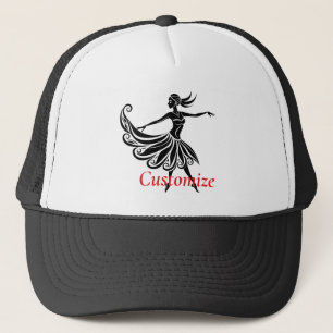 Afrikanische Tänzerin Silhouette Art Thunder_Thund Truckerkappe