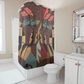 afrikanische Tapestry Duschvorhang (Beispiel)