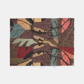 afrikanische Tapestry Fleecedecke (Vorderseite (Horizontal))