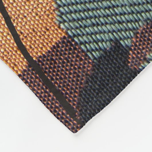 afrikanische Tapestry Fleecedecke (Ecke)