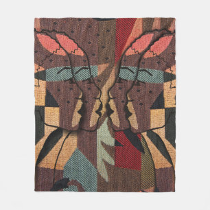 afrikanische Tapestry Fleecedecke
