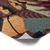 afrikanische Tapestry Poster (Ecke)