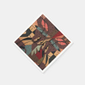 afrikanische Tapestry Serviette (Ecke)
