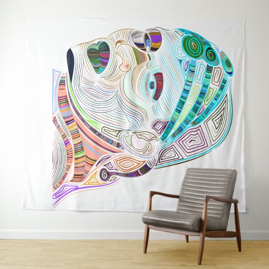 afrikanische Tapestry Wandteppich (Beispiel (Horizontal))