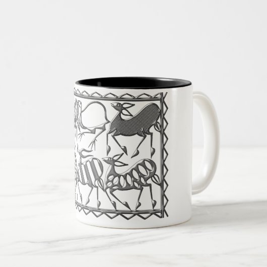 Afrikanische Tasse (VorderseiteRechts)