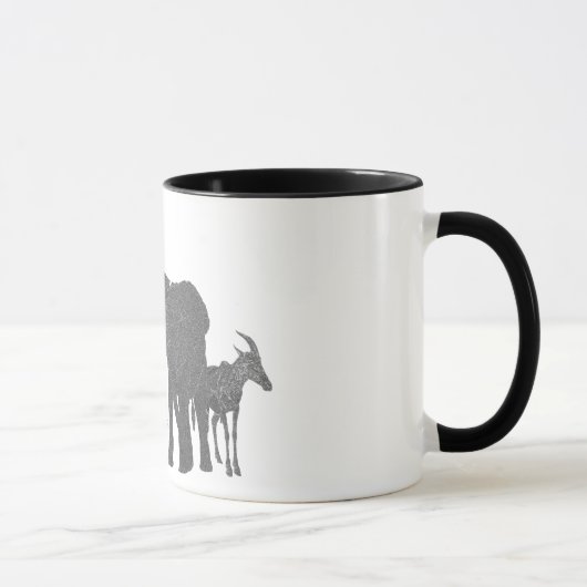 Afrikanische Tier-Tasse Tasse (Rechts)