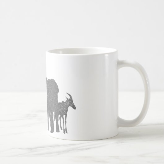 Afrikanische Tier-Tasse Tasse (Rechts)