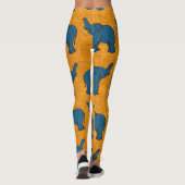 Afrikanische Tierausgabe Leggings (Rückseite)