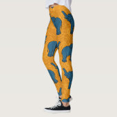 Afrikanische Tierausgabe Leggings (Links)