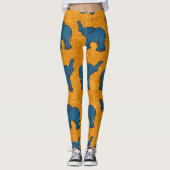 Afrikanische Tierausgabe Leggings (Vorderseite)
