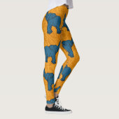 Afrikanische Tierausgabe Leggings (Rechts)