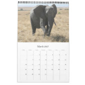 afrikanische Tiere 2025 Kalender (Mär 2027)
