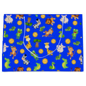 Afrikanische Tiere Große Geschenktüte (Vorderseite)