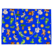 Afrikanische Tiere Große Geschenktüte (Rückseite)