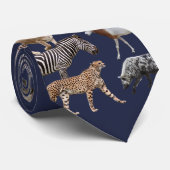 Afrikanische Tiere Krawatte (Gerollt)
