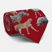 Afrikanische Tiere Krawatte (Gerollt)