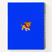 Afrikanische Tiere Notizblock (Rückseite)