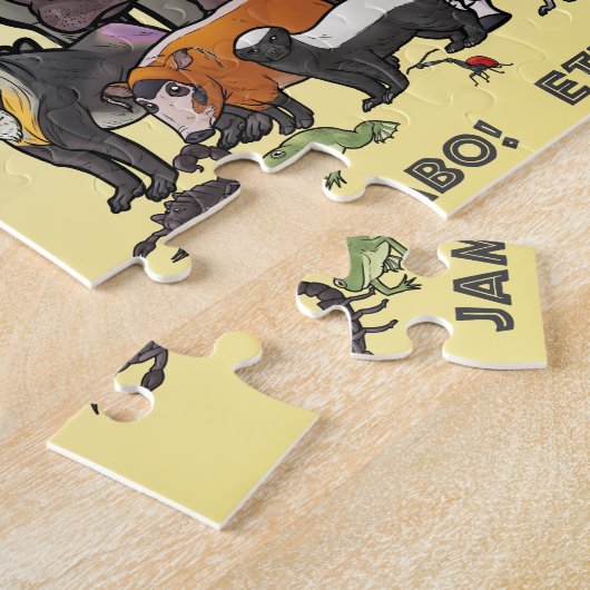 Afrikanische Tiere - Puzzle (Seite)