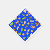 Afrikanische Tiere Serviette (Ecke)