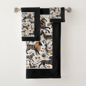 Afrikanische Tiere Stammmuster Badhandtuch Set (Insitu)