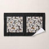 Afrikanische Tiere Stammmuster Badhandtuch Set (Handtuch)