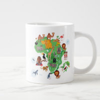 Afrikanische Tierkarte