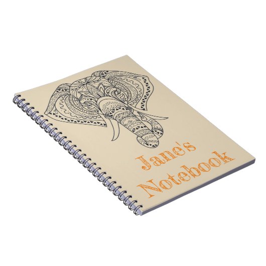 Afrikanische Tierkunst Notizblock (Rechte Seite)