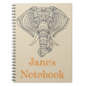 Afrikanische Tierkunst Notizblock (Vorderseite)