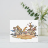 afrikanische Tierrasse Postkarte (Stehend Vorderseite)