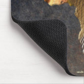 Afrikanische Tiertextur Karte AFRICA Wildlife Mousepad (Ecke)