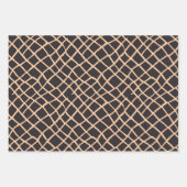 Afrikanische Tradition Inspiriert Linienmuster Geschenkpapier Set (Vorderseite 3)