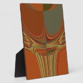 Afrikanische Traditionelle Erde Zeitgenössische Ku Fotoplatte (Seite)